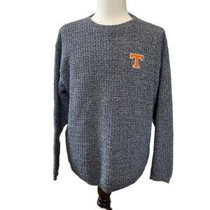 Vintage Vantage Tennessee Volunteers 100% Cotton Waffle Knit Sweater Made in USA